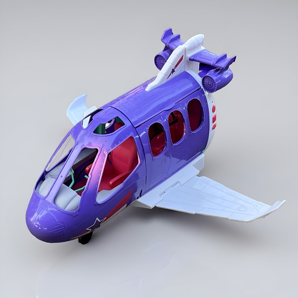 Barbie Doll Size Airplane With Lights & Sound